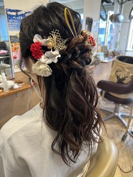 ジェイジェイウィル 一之江店(JJ will) ハーフアップスタイル