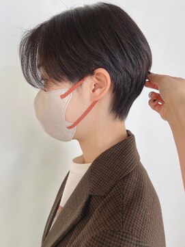 モリオフロムロンドン 原宿本店(morio from London) 【morio原宿】ハンサムショート前髪なし かっこいいショート