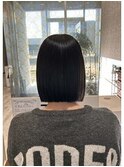 ぱっつんボブ