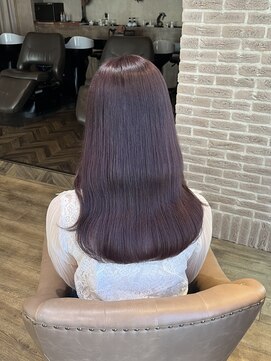 レア 銀座(Le'a) 【ブリーチなし】ラベンダーピンク♪