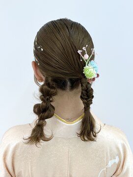 アールプラスヘアサロン(ar+ hair salon) 袴着付け♪ヘアセット