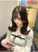 韓国レイヤー×グレージュ×髪質改善