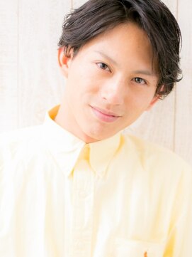 モッズヘア メン 新所沢店(mod's hair men) 重軽バランス!七三分けツーブロックグレージュカラーヘアa新所沢