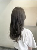 くすみカラー グレージュ ロングレイヤー 【miku】