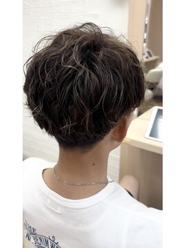 アメイジングヘアー 中沢店(AMAZING HAIR) ライトベージュ×ハイライト/メンズカット/メンズパーマ/抜け感