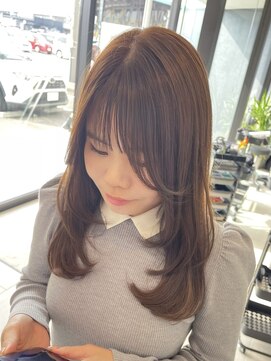 ドープリット(Dope LIT) ブリーチなし透明感ベージュ/似合わせカット