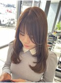 ブリーチなし透明感ベージュ/似合わせカット