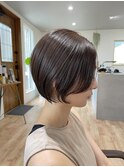 ショート×ダークカラー