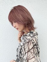 マスカリ(muscali)&nbsp;ピンクブラウンメルティカラー/レイヤー似合わせカット/表参道