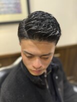 プレミアムバーバー 原宿店(PREMIUM BARBER produce by HIRO GINZA)&nbsp;サイドパートフェード