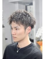 マーズ(MARS) ツイストピンパーマ×黒髪ショート/20代30代40代