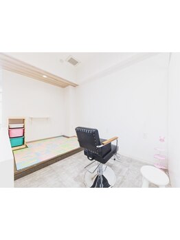 《キッズスペース有》お子様連れのママさんも大歓迎♪周りを気にせず過ごせるから親子で通いやすい！