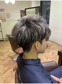 白髪ぼかしシルバーメッシュ