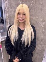 キング 枚方店(K!ng)&nbsp;縮毛矯正髪質改善ハイライトレイヤーカット枚方美容室エクステ