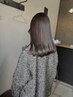 【頭皮ケアコース】小顔カット＋透明感カラー＋炭酸シャンプー＋デトックス