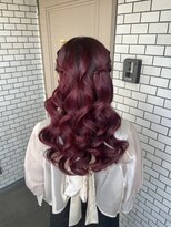 ハーフツイン コテ巻き イベントヘア ライブヘア 推し活ヘア