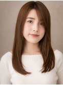 斜めバング大人美人美髪姫カットレイヤースタイルX大宮30代40代