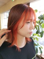 アンビエンス(ambience)&nbsp;フレーミングカラー/オレンジ  【妙典/千葉/ambience 】