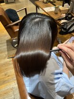 キャンバス 川崎(canvas.)&nbsp;微還元ストレート ぱや毛髪質改善 2枚目ビフォー/川崎 【窪田】