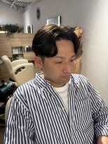 ウノプリールヴァモス(unopulir Vamos)&nbsp;30代大人ニュアンスパーマセンターパート