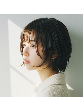 コトナ 越谷店 30代40代50代絶壁解消ひし形小顔前下がりショートボブ【越谷】