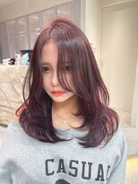 ロンドメリア 天神大名店(Lond Melia) イメチェンヘアスタイル小顔に見せるヘアココアベージュ