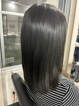 リジョイスヘア(REJOICE hair) 【REJOICE hair】髪質改善トリートメントでオリーブカラー☆GAMO