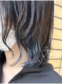 ブリーチ/ダブルカラー/似合わせカット/切りっぱなし/草野ゆずき