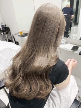エルフレームバイワンラヴェスト(L'FLAME by one Lovest) 10代20代30代ミルクティーベージュダブルカラーブリーチ長野駅