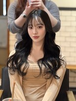 ロジェ(Loge)&nbsp;黒髪　韓国　艶ブラック　髪質改善　谷町六丁目　大阪難波