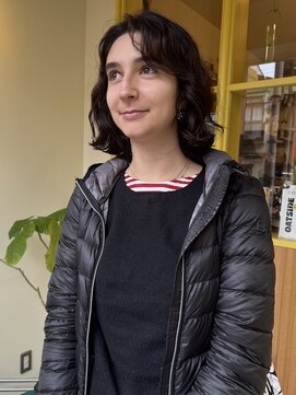 ヒントステーション(HINTSTATION) 〈浅草 半個室〉癖をいかした無造作ボブ