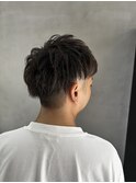 ツーブロックショート　深田和也
