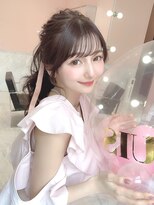 ルイ(LOUIS)&nbsp;【LOUIS】ブリーチなしで叶うミルクティーラテ　アイドル前髪