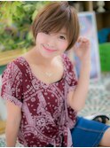 *+COVER HAIR+*…眼差しcute ! サラツヤマッシュショートa