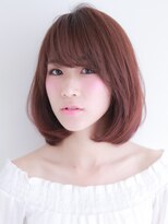 ニューヨーク ニューヨーク マザーズ イオン四條畷店(NYNY Mothers) フレンチボブ×コーラルピンク