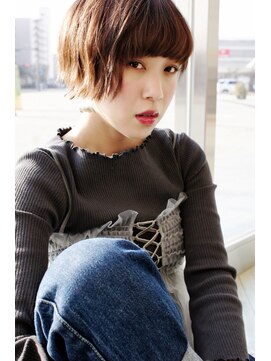 コワファースト 大分(COIFF1RST) ぱっつん。と可愛いショートボブ