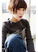 ぱっつん。と可愛いショートボブ