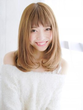 ヘアメイク ナル(hair make nalu) ツヤ感内巻きワンカールスタイル
