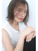 kicoことりベージュ×ウォーターフォール×外ハネボブヘアカタ