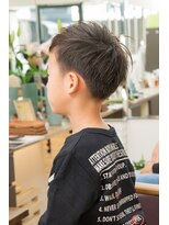 ヘアージャンティ(HAIR GENTIL)&nbsp;キッズカット  ショート【 ソフトマッシュ × アシンメトリー 】