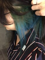 ヘアサロンエムフィス 池袋東口(HAIR SALON M Fe's)&nbsp;デザインカラー/厚めバング/ローライト/スリークボブ