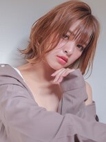 ロンドプランタン 恵比寿(Lond Printemps) 【Lond佐野】おフェロ面長 外ハネミディ うざバング
