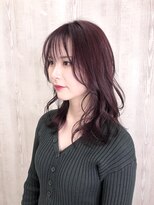 ラッズプラスエイチ(Lads+h)&nbsp;韓国ヘア ★ 韓国風低めレイヤー×ベリーピンク