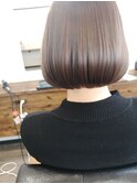 ミニボブ☆イルミナカラー×ピンクグレージュ