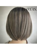 オータス(OTAS.) #ハイライト#ベージュ#ボブ