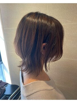 ユーフォリア 新宿通り(Euphoria) 小顔ネオウルフ☆大人かわいいカーキグレージュ☆20代30代40代