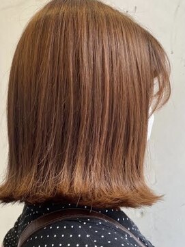 オルタ 反町(alter) テラコッタ×切りっぱなしボブ