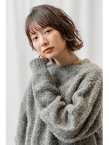 オースティン 調布アミックス(AUSTIN)&nbsp;大人かわいい前髪セシルカットココアブラウンフリンジウェーブ