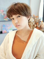 ハーバーズ バイ エムスラッシュ 鎌倉由比ヶ浜(Harbors by M.SLASH)&nbsp;HARBORS鎌倉/マッシュショート/ショートウルフ/マットブラウンm