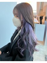 ロンド 表参道店(Lond)&nbsp;【Lond表参道倉崎涼】インナーカラーパープルが大人気